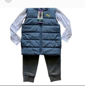 Puma Boy's Kid's 3-piece Vest Set nwt